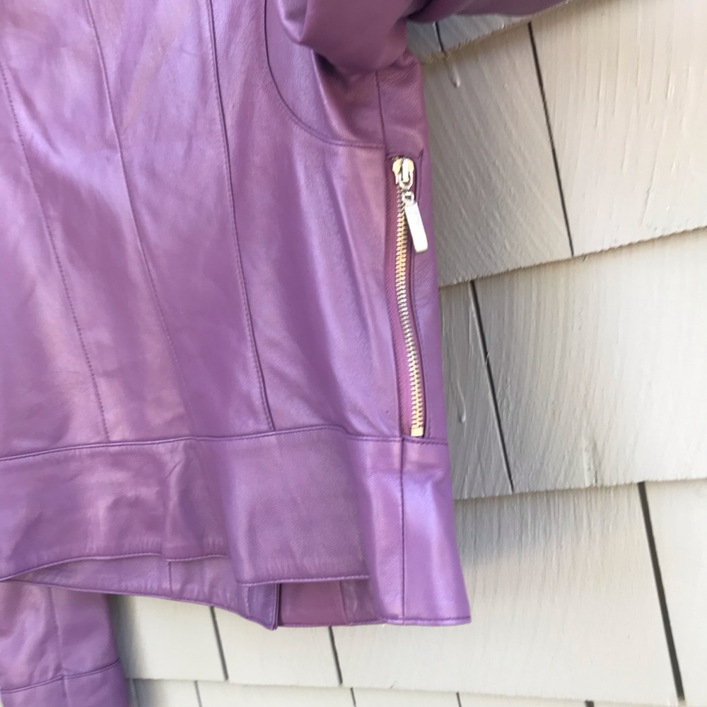 Authentic Lamb Leather Biker Jacket - image 2